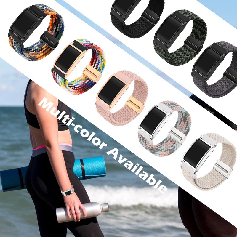 Anpzband Braided-Magnetic-Band Compatible With Whoop-4.0/3.0 Band - Adjustable Breathable Elastic Straps Replaceable Wristband for Whoop 4.0/3.0, Women Men, Fashion Multicolor