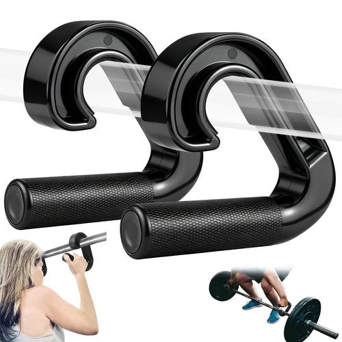Pull Up Handles, 2 Pack Multifunctional Grip Gym Handles Robust, Ergonomic Portable Neutral Grip, for Home Gym, Strength Training, Resistance Bands Grip, Barbell, Row, Deadlift, Resistant, Bands
