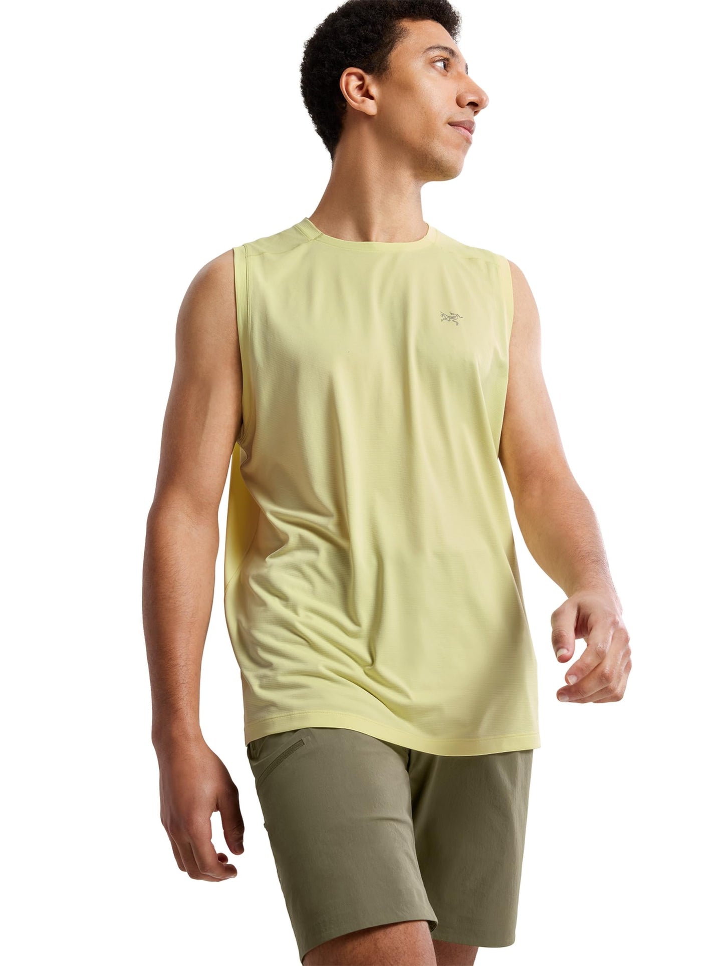 Arc'teryx Cormac Tank Men's | Performance Tank for High-Output Activities - Redesign | Ray Heather, X-Large