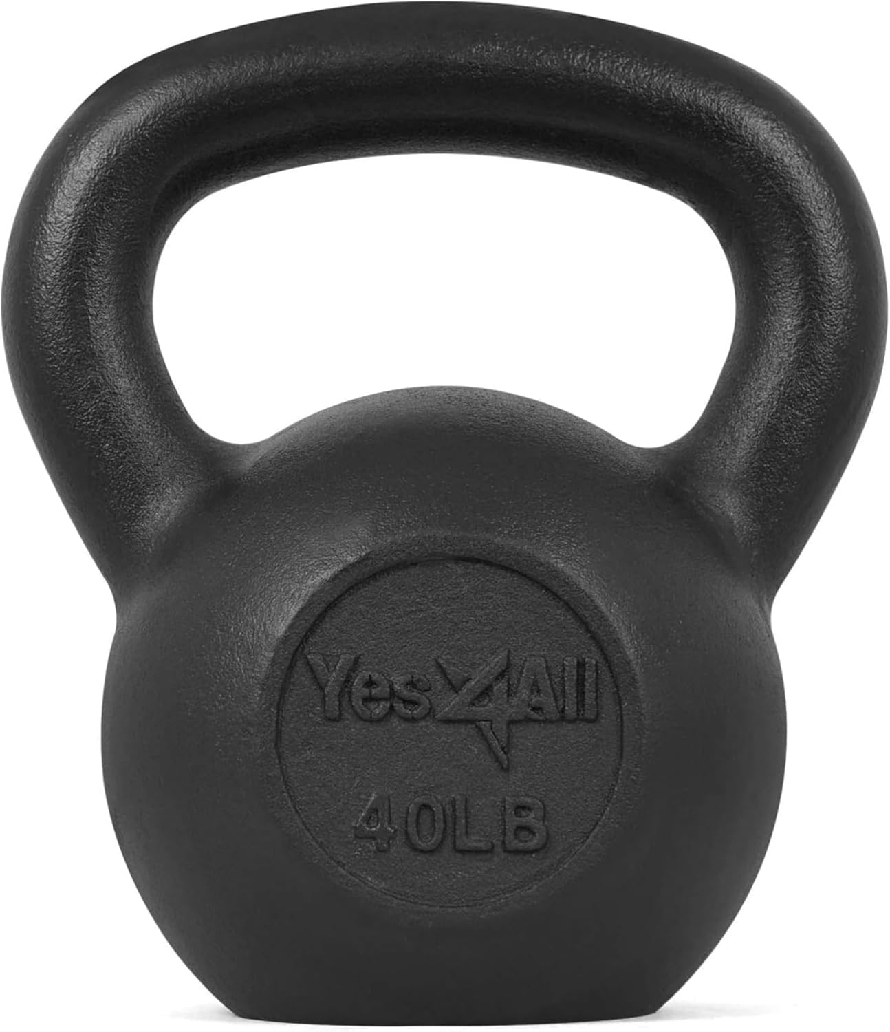 Yes4All Cast Iron Kettlebell Set | Strength Training for Full Body Workout - 5-80 Lbs Options