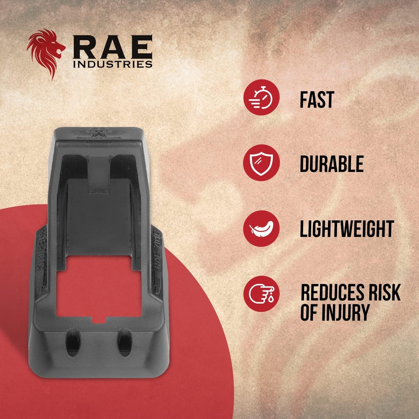 RAEIND Speedloader for Glock 43X - Efficient Double Stack Magazine Reloader | 9mm Compatibility