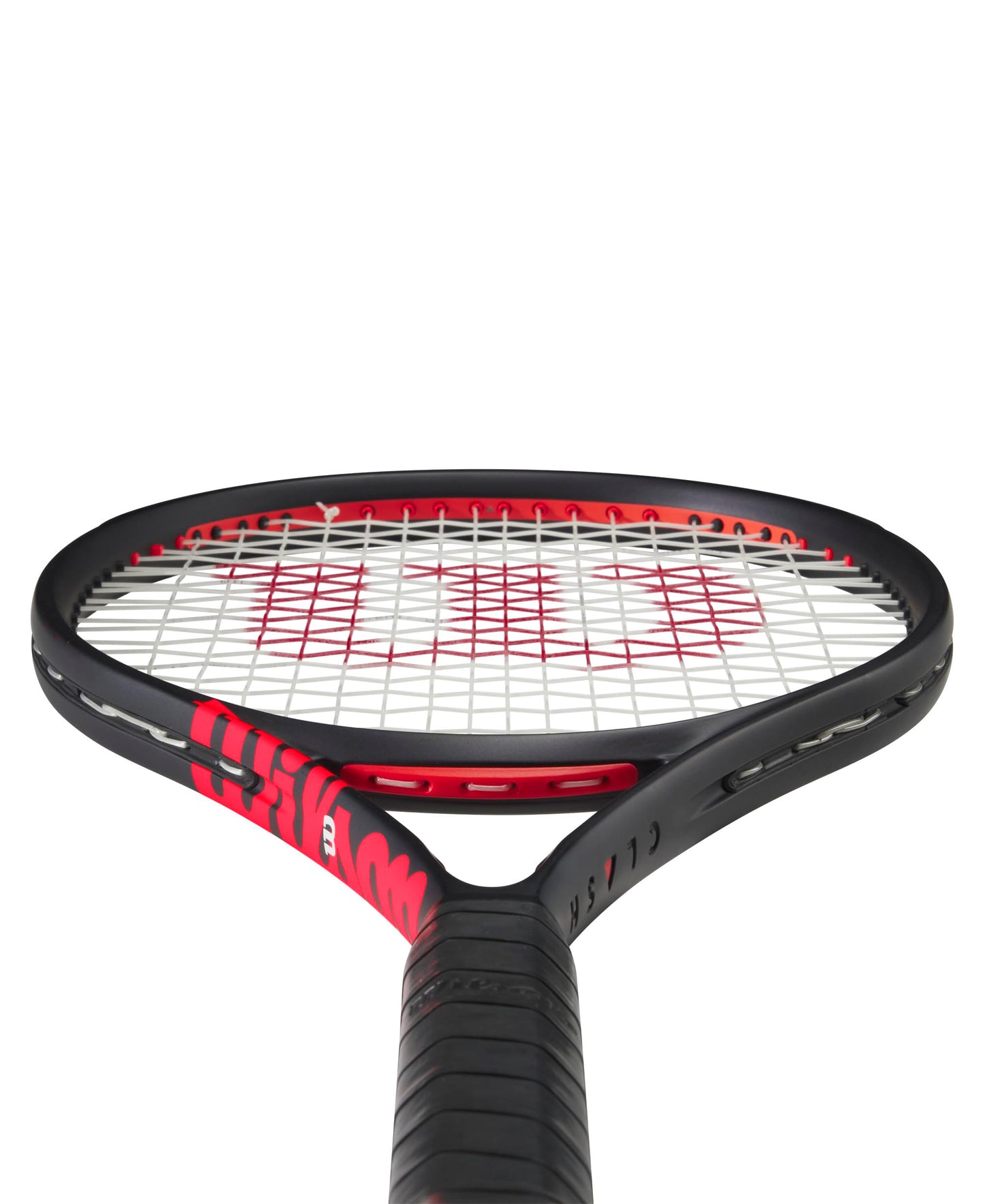 Wilson Clash 100 Pro V3 Strung Adult Performance Tennis Racket - Grip Size 3-4 3/8", Strung with Sensation 16 Natural at Mid Range Tension