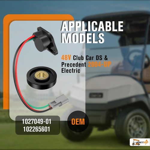 GODCTSUP Golf Cart High Speed Magnet Speed, Club Car IQ Speed for 48V DS&Precedent 2004-Up Golf Cart Models with ADC Motor, OEM# 102704901, 102265601