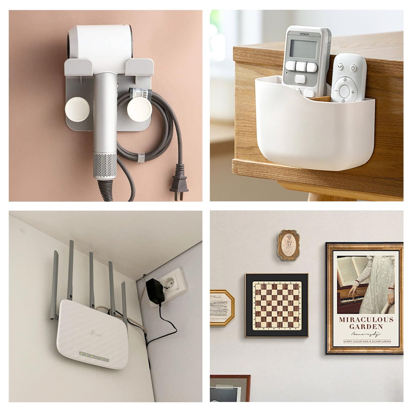 Double Sided Adhesive Hooks Adhesive paper towels facial tissues holder on wall mount Clear Self Adhesive Hooks, paper towel holder on wall Tissue Holders for Bathrooms,No Drill No Screw-20 PCS