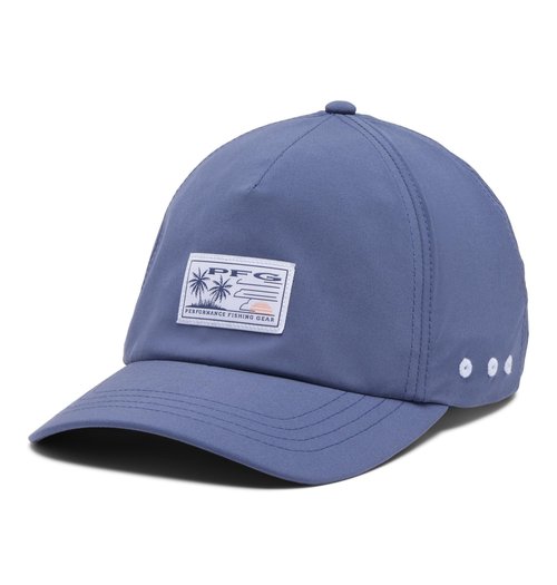 Columbia Women's PFG Tidal Light Ball Cap, Nocturnal/Snowdrift, One Size
