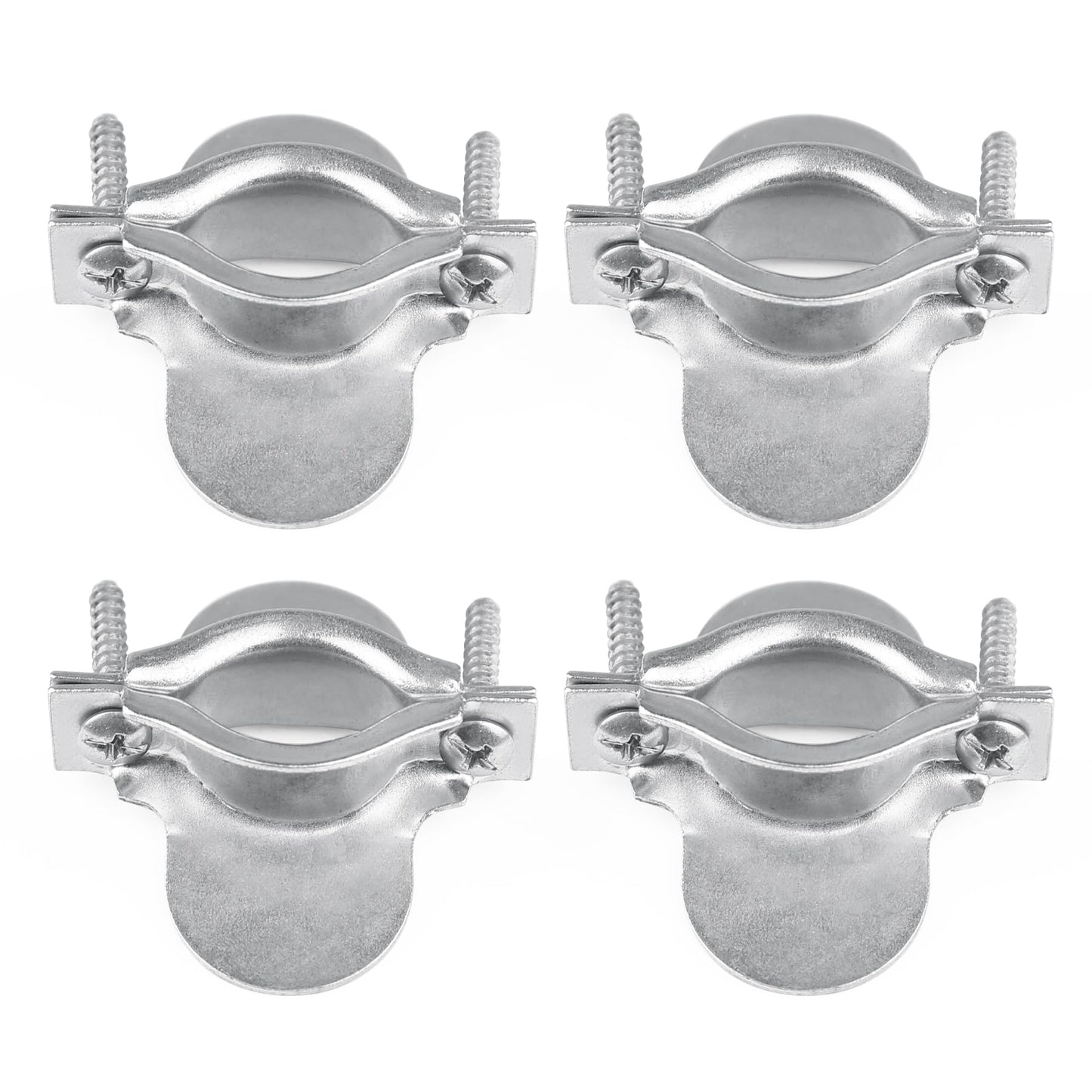 4 Sets Strain Relief Clamp for Dryer Cord - Secure Electrical Connection, Prevent Pulling, Sideways & Stretching Damage, 2-Piece Clamp Kit for Dryer Machine (4 Pack)