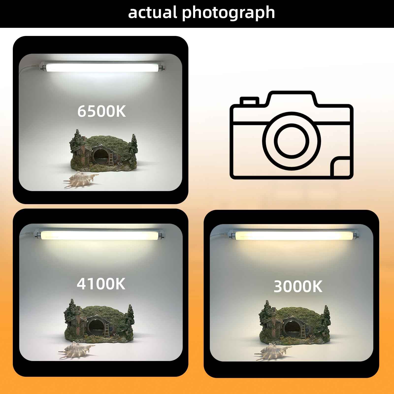 coospider-repta 6 Pack F15T8 18 Inch 15W T8 Fluorescent Replacement Tube Bulb Daylight 6500K Medium Bi-Pin G13 Base 6 Count