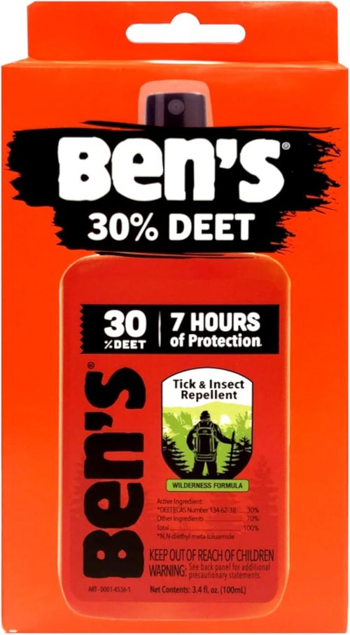 Ben's 30% DEET Mosquito & Tick Repellent - Effective Insect Defense, 3.4 Ounce Pump