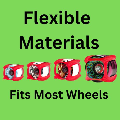 Skateboard Wheels Accessories for Learning Tricks Fast - Cool Stocking Stuffers for Teens Gift Ideas. Coolest 2024 Men Patinetas (Black)
