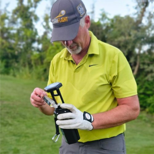 Clean Flight The Original Premium Golf Ball Washer - Portable Cleaner for Golf Bag or Cart - Best Golf Accessories Gifts for Men & Women. (1Pack)