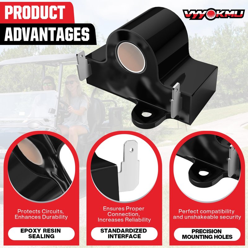VYYOKMU Golf Cart EZGO Inductive Throttle Sensor, Golf Cart Throttle Sensor Fit EZGO TXT Medalist 1994-UP Electric, EZGO Throttle Sensor Replace OEM# 25854G01