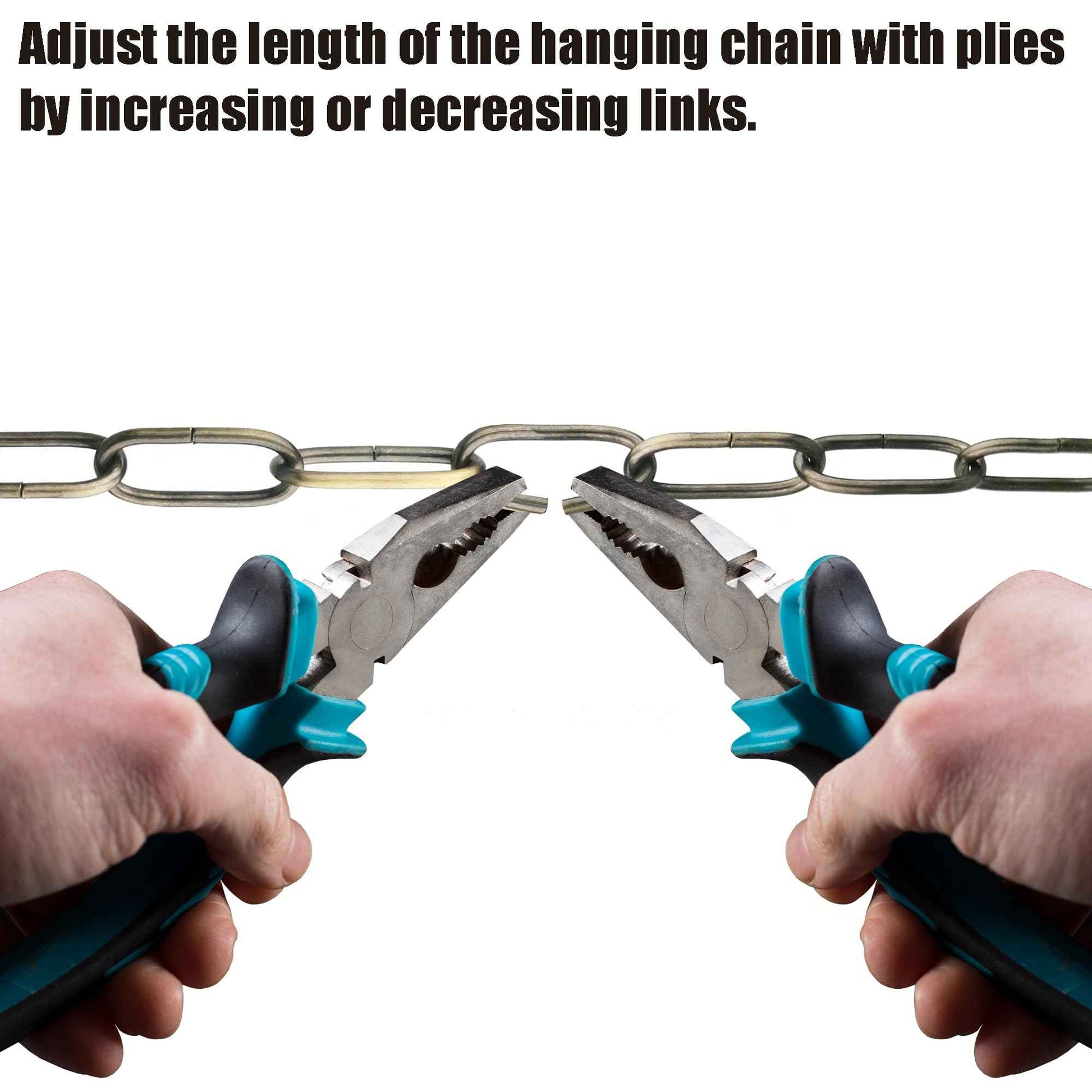 MAYOMAJO 5-5/16 Inch Light Canopy Kit with 6 Feet Hanging Chain, Heavy Duty, Replacement Cover Plate for Chandelier, Pendant Light, Swag Light, Ceiling Fan, Flower Basket or DIY Projects (Bronze)