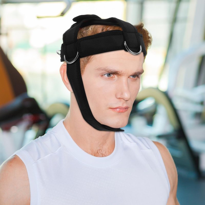 UKCOCO Adjustable Head and Neck Trainer Strap for Neck Strength Training and Posture Improvement Portable Exerciser Tool 9.8 X 8.5 Inches