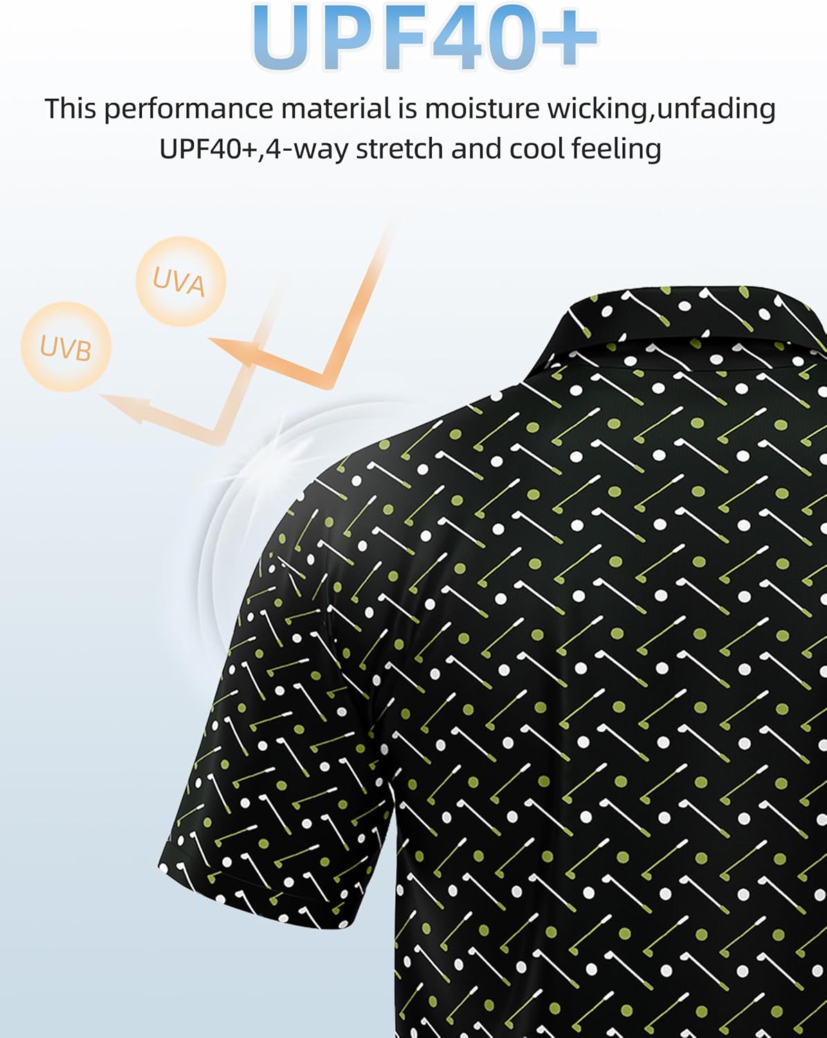 Regine Switzerland Men's Golf Shirt - Performance Moisture-Wicking Short Sleeve Polo