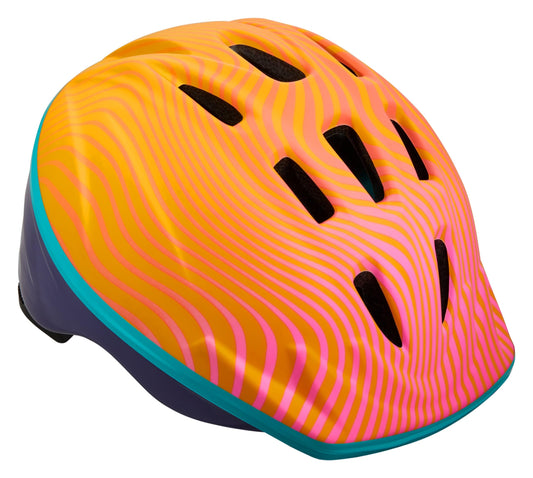 Schwinn Classic Bike Helmet for Kids, Pink and Orange, 48-52 cm Helmet for Kids Ages 3-5, Ultra Lightweight, Adjustable Dial, Full Coverage with Vented Airflow, Infant and Toddler Bike Helmet
