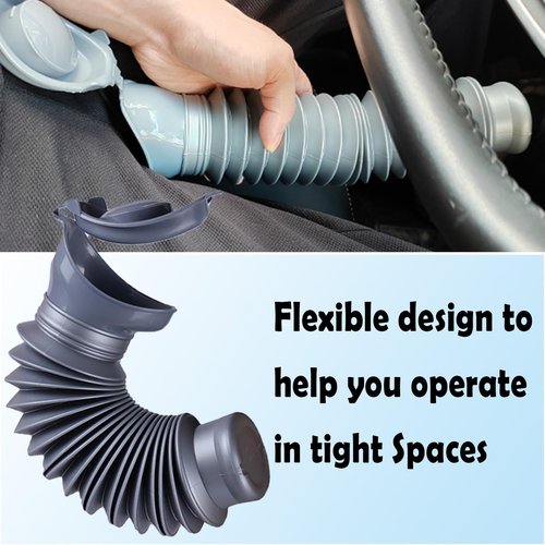 RH ONFOOT Portable Urinal for Men,Collapsible Pee Bottles for Men and Women,750 ml,A Set of 2 Car Urine Bottles,with Disposable Bags,Storage Bags,Suitable for Outdoor Camping,Tourism,Traffic Jams