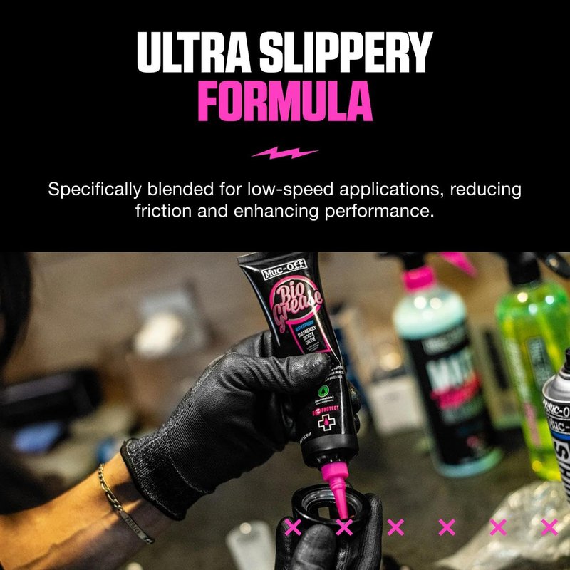 Muc-Off Bio Grease, 150g - Biodegradable Bike Grease for Pedals, Bearings and Components - Water-Resistant Bike Assembly Grease