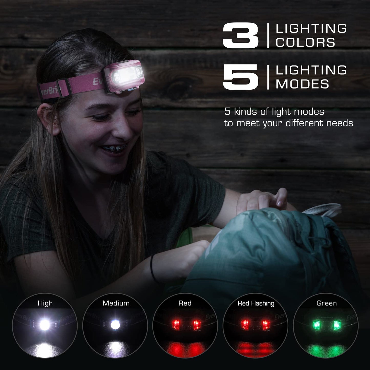 EverBrite 6-Pack LED Flashlight and 2-Pack LED Headlamp