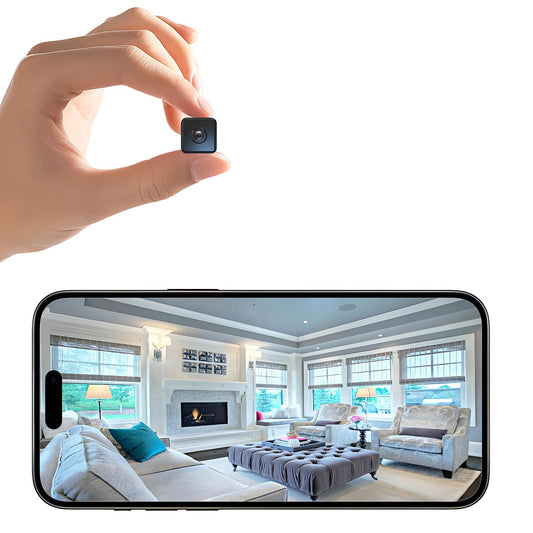 Mini Wireless Camera Home Security cámaras Indoor/Outdoor Cam 1080P HD Small Smart WiFi House Cameras Micro House Nanny Cams Battery-Powered with Clear Night Vision and Motion Detection Baby Monitor