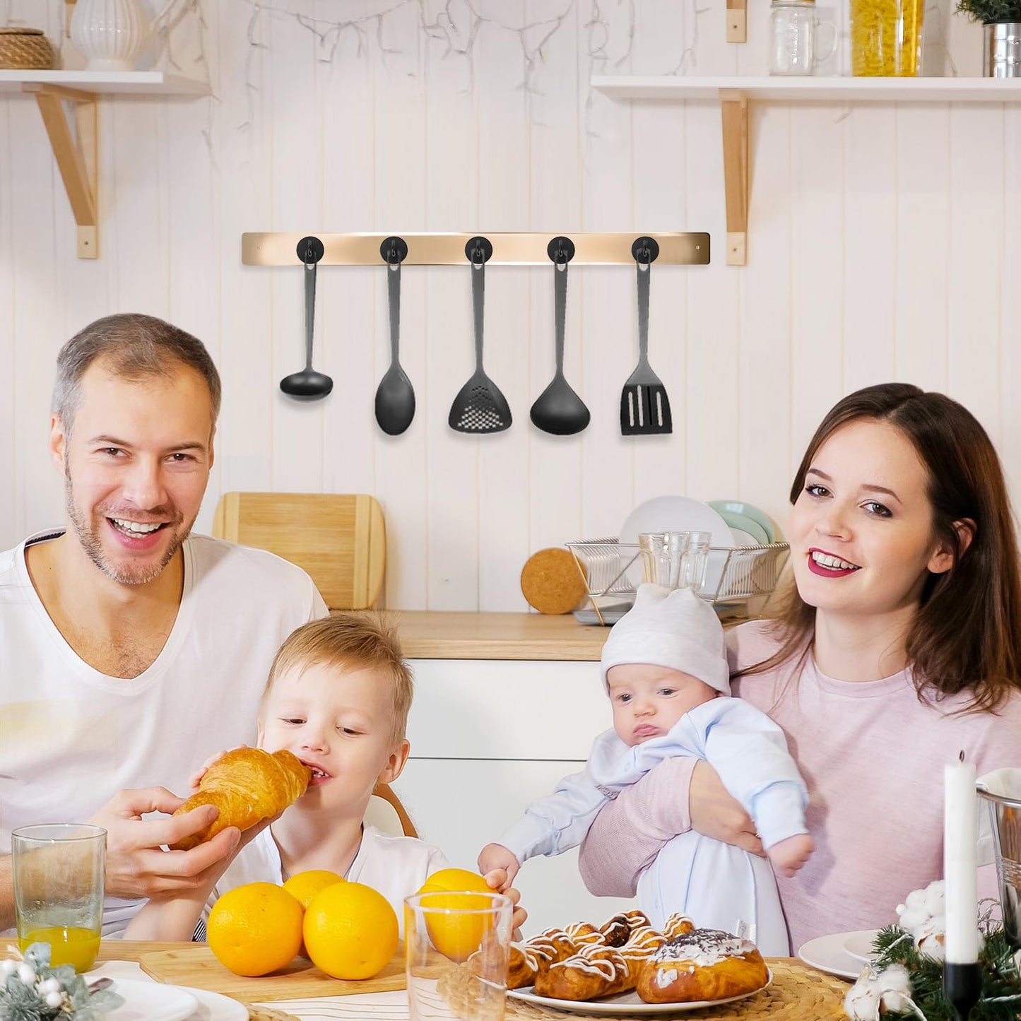 Neosmuk Magnetic Hooks Heavy Duty,100lb Super Strong Magnet with Hooks for Cruise Cabins, Large Metal Hooks for Hanging on Fridge,Extra Strong Magnet Hanger for Ship Walls, Matte Black 6 Pack