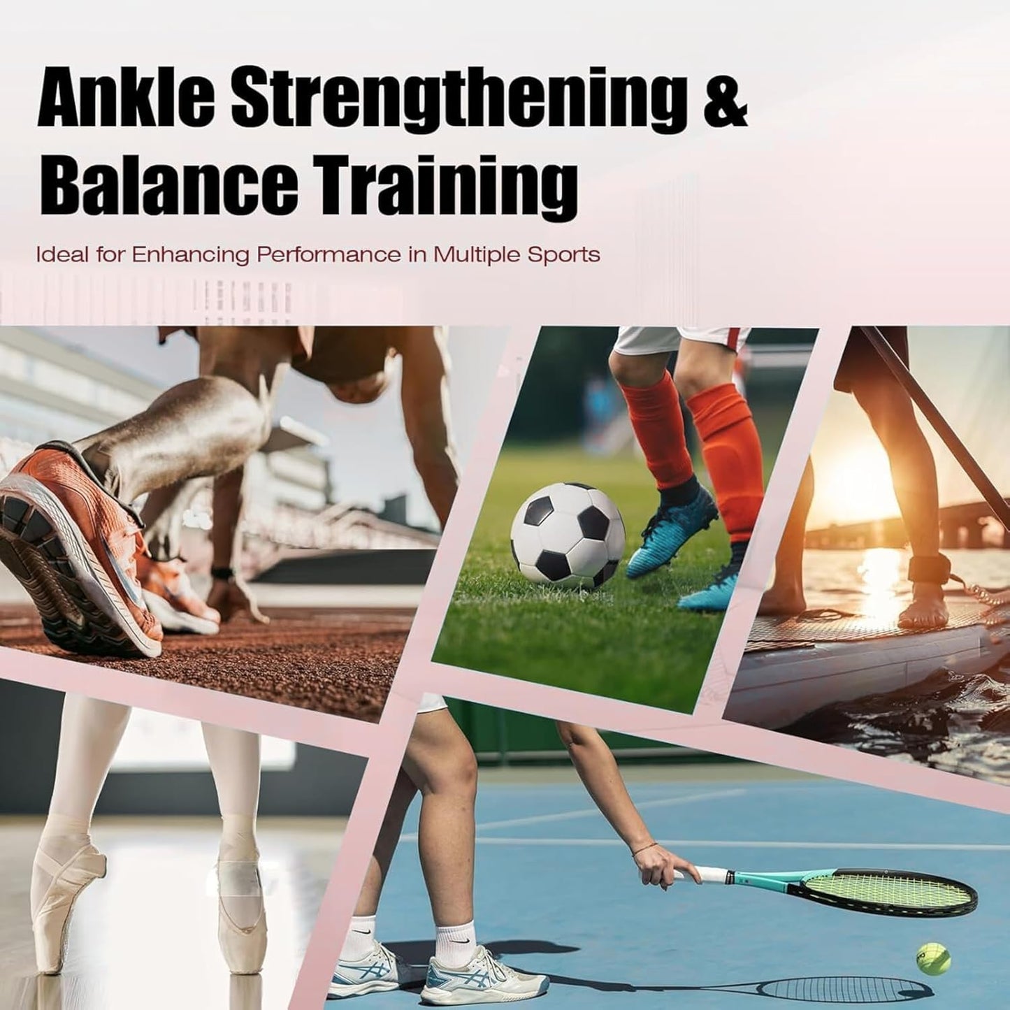 Skiennix Ankle Balance Board - Foot Trainer & Strengthener for Improved Posture | Single Foot Design