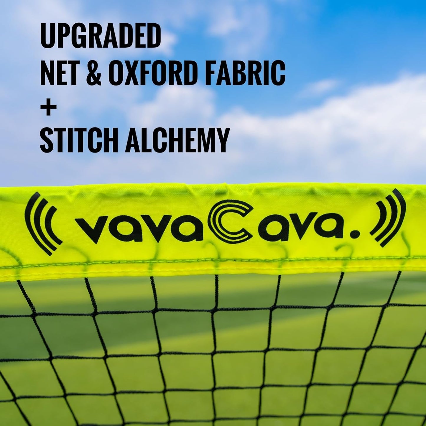 VavaCava Portable Soccer Goals Set - 4'x3' with 2 Nets, Balls, Cones & Pump | Perfect for Kids' Outdoor Fun