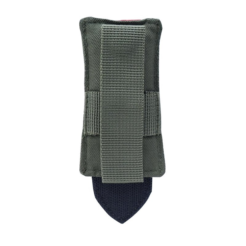 GHX Fitness Airsoft Red Dead Rag - Quick Release Rag with US Flag Patch, High Visibility Airsoft Accessories & Gear with Molle Vest, Pouch & Helmet Compatibility - Olive Green