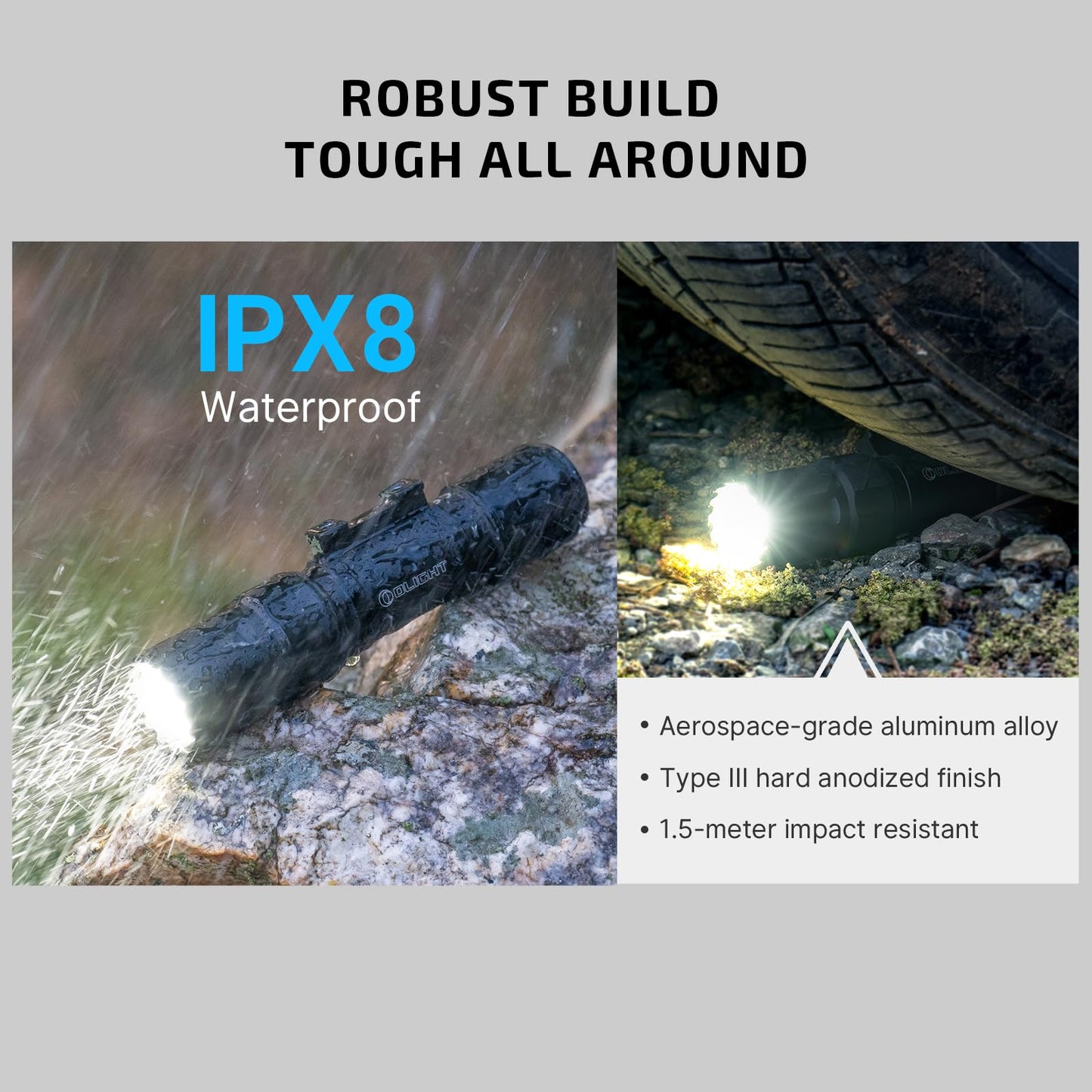 OLIGHT Odin S Compact MLOK Rechargeable Tactical Flashlight, 1500 Lumens 15600 Candela 250m Beam Distance Weaponlight, Upgraded Remote Pressure Switch, Strobe, IPX8 Waterproof for Hunting Outdoor Use