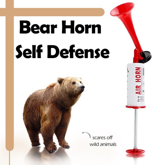 FARBIN Portable Air Horn - Loud Handheld Signal Horn for Safety | Ideal for Boating, Sports, Camping