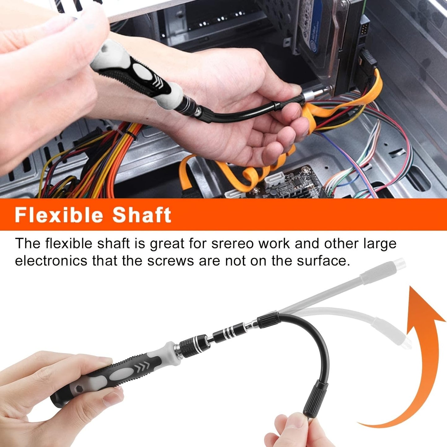 Ultimate 115 in 1 Precision Screwdriver Set - Chrome Vanadium Steel, Multi functional for PCs, Laptops, iPhones, iPads, Smartphones, and Watches - Essential DIY Repair Kit