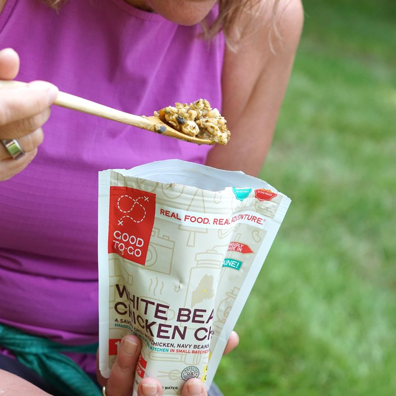 GOOD TO-GO White Bean Chicken Chili (Single Serving) | Camping & Backpacking Food | Just Add Water Backpacking Meals | Good To-Go Dehydrated Meals Taste Better Than Freeze Dried Food