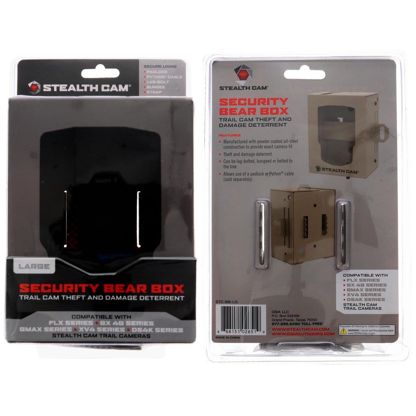Stealth Cam unisex adult SPORTS Stealth Cam Universal Box Large G Gx Xv Ds , Multi, Steel, Large