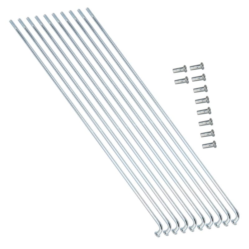 Bicycle Spokes, Durable Stainless Steel 13G 2.2mm Spokes for Adult Tricycles, Repair Kits, and Mobility Scooters