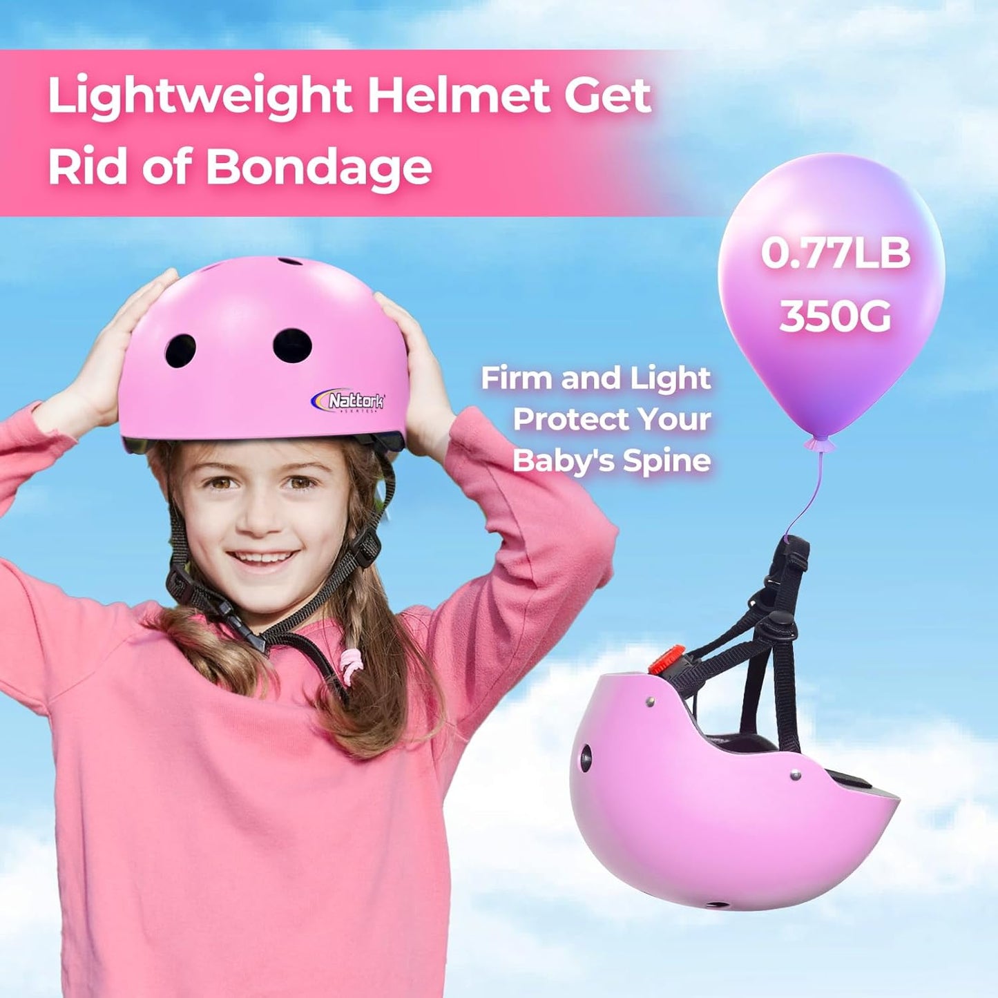 Skiennix Kids Youth Bike Helmet - Lightweight & Safe Adjustable Multi-Sport Helmet for Boys & Girls