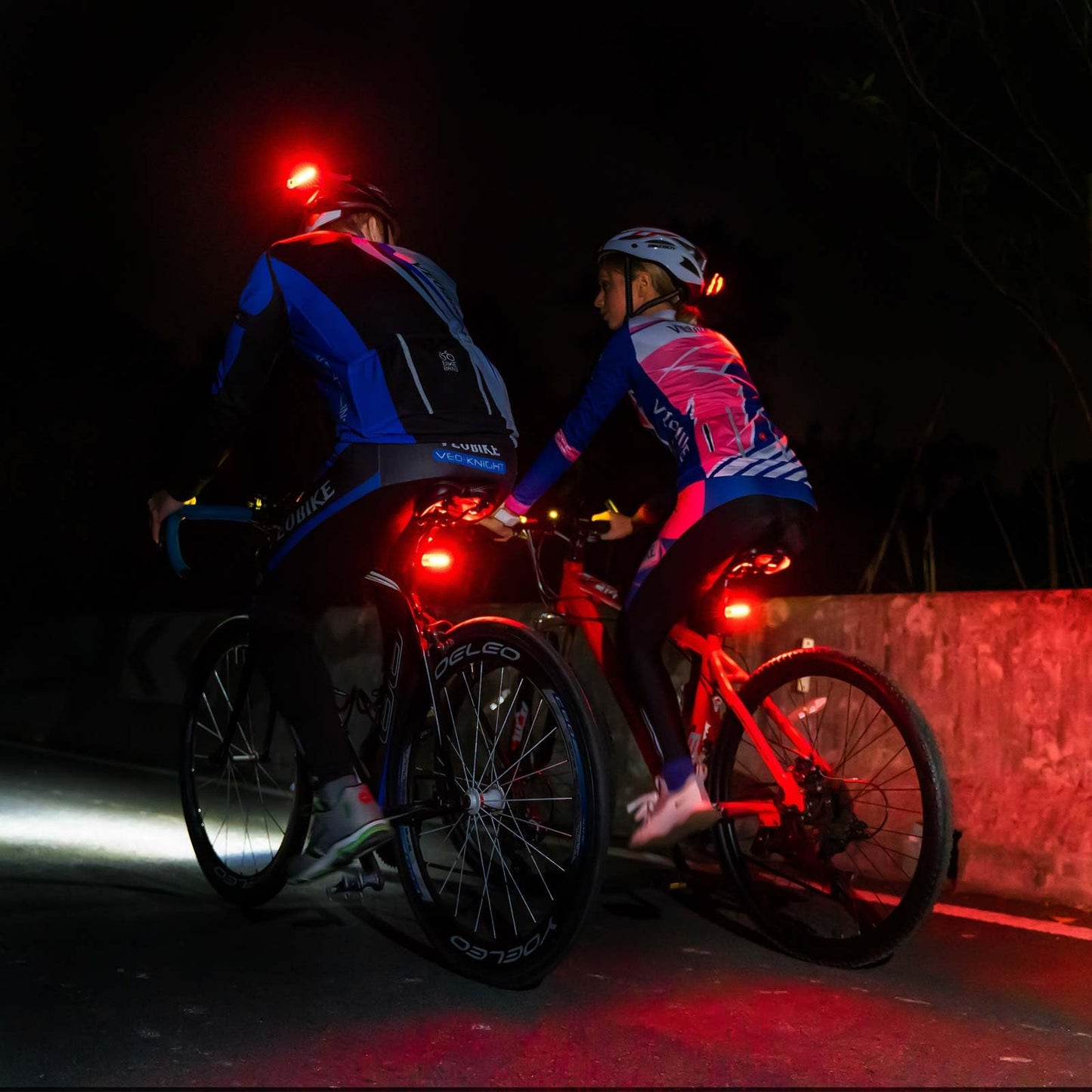 Bike Tail Light Rechargeable 2 Pack, Rear Red Bike Light for Night Riding, Back Bicycle Taillights with Great Battery Life, Easy to Install On Any Bike Trailer or Helmet