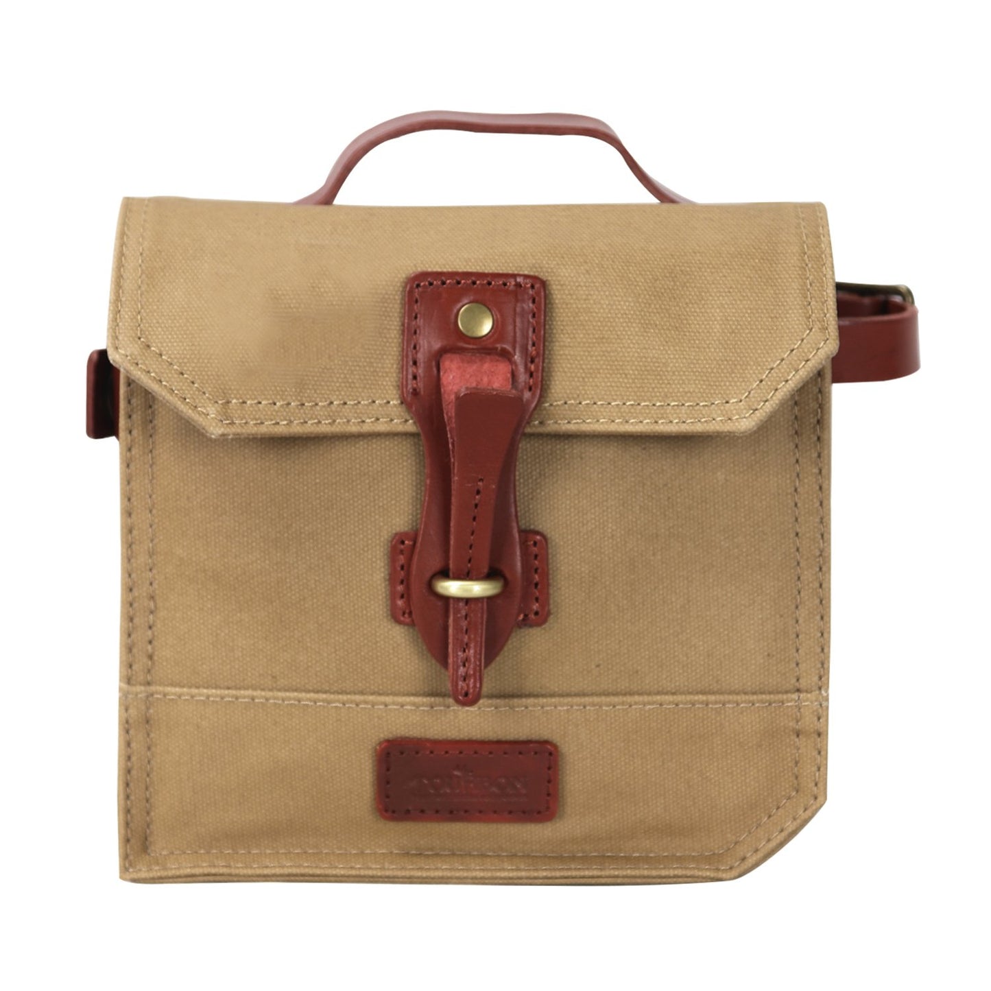 Tourbon Canvas Bicycle Bike Front Top Tube Frame Pannier Bag (Khaki 2)