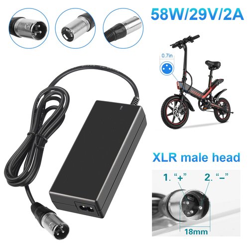 29V 2A for 24V 2A Scooter Battery Charger for Golden Buzzaround Lite, Jazzy Power Chair,Pride Hoveround Mobility,Schwinn S300 S350 S400 S500 S650,Ezip 400 500 650 750 900 Mountain Trailz,Shoprider