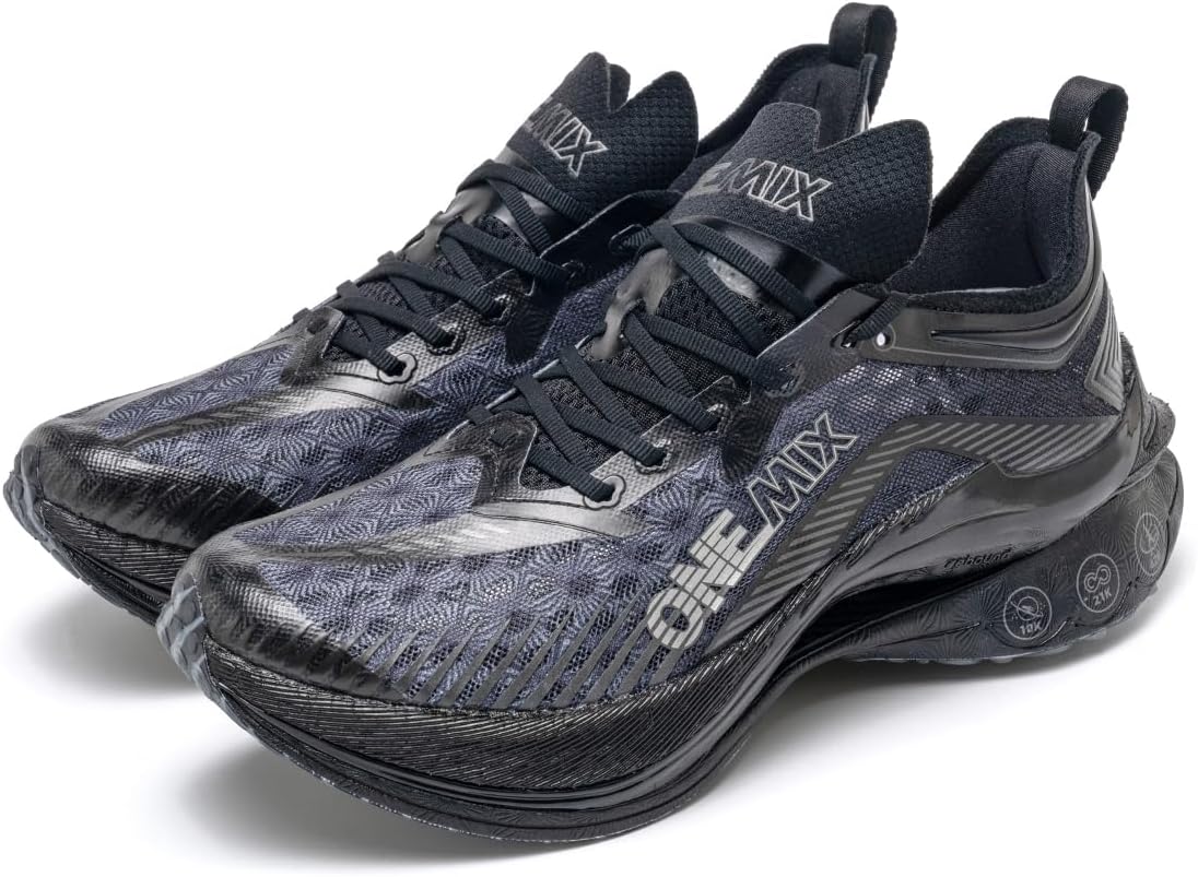 ONEMIX T700 Carbon Plate Running Shoes - Ultra-Light, Shock-Relief Sneakers for Men | Professional Stability