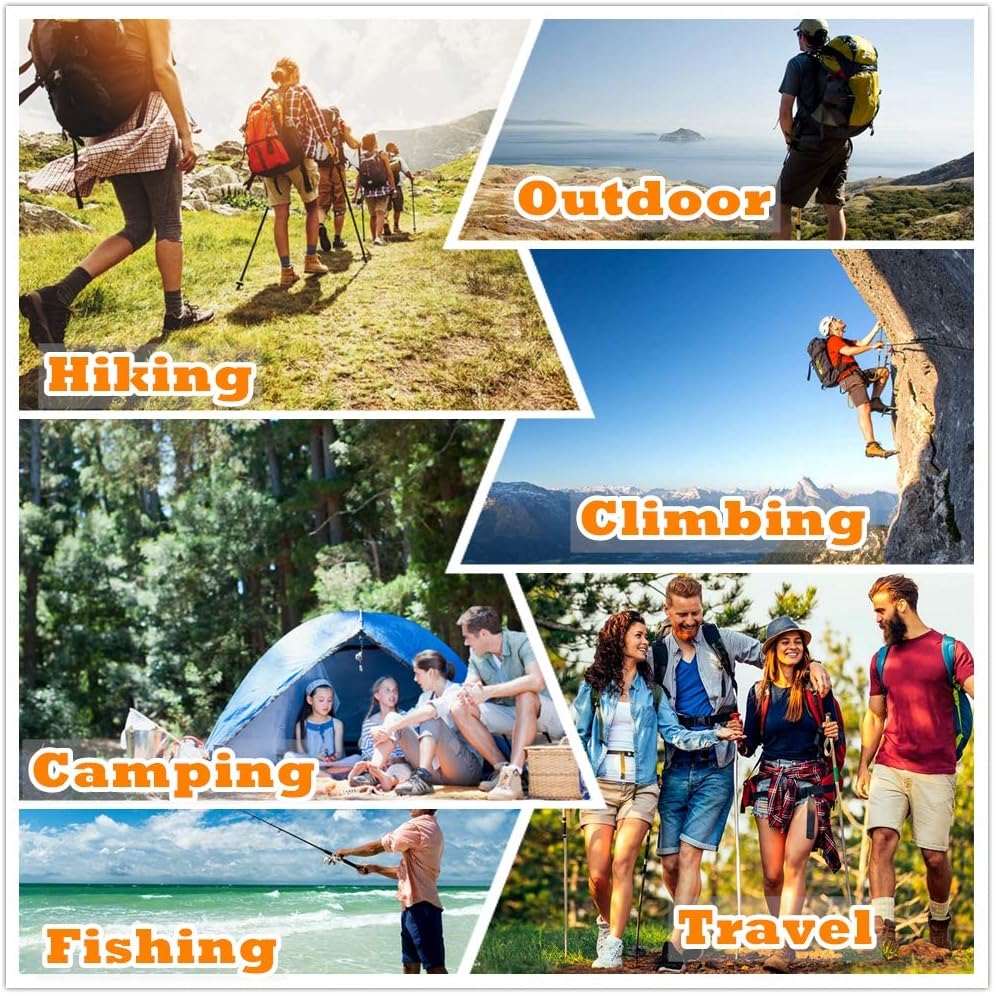 Skiennix Hiking Shorts - Lightweight Quick-Dry Cargo Shorts for Outdoor Travel | Men's Casual Fit