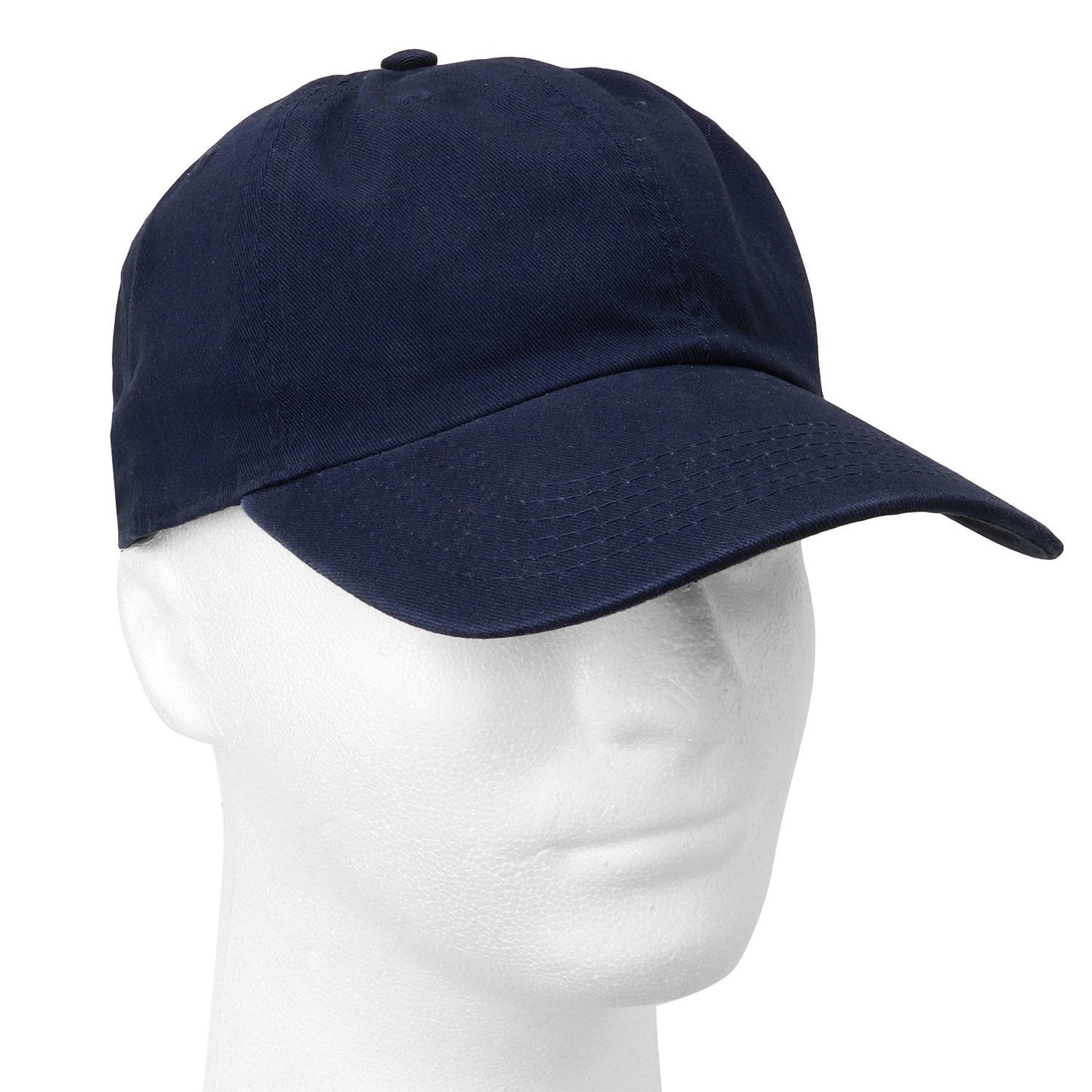 Falari Classic Baseball Cap Dad Hat 100% Cotton Soft Adjustable Size Navy