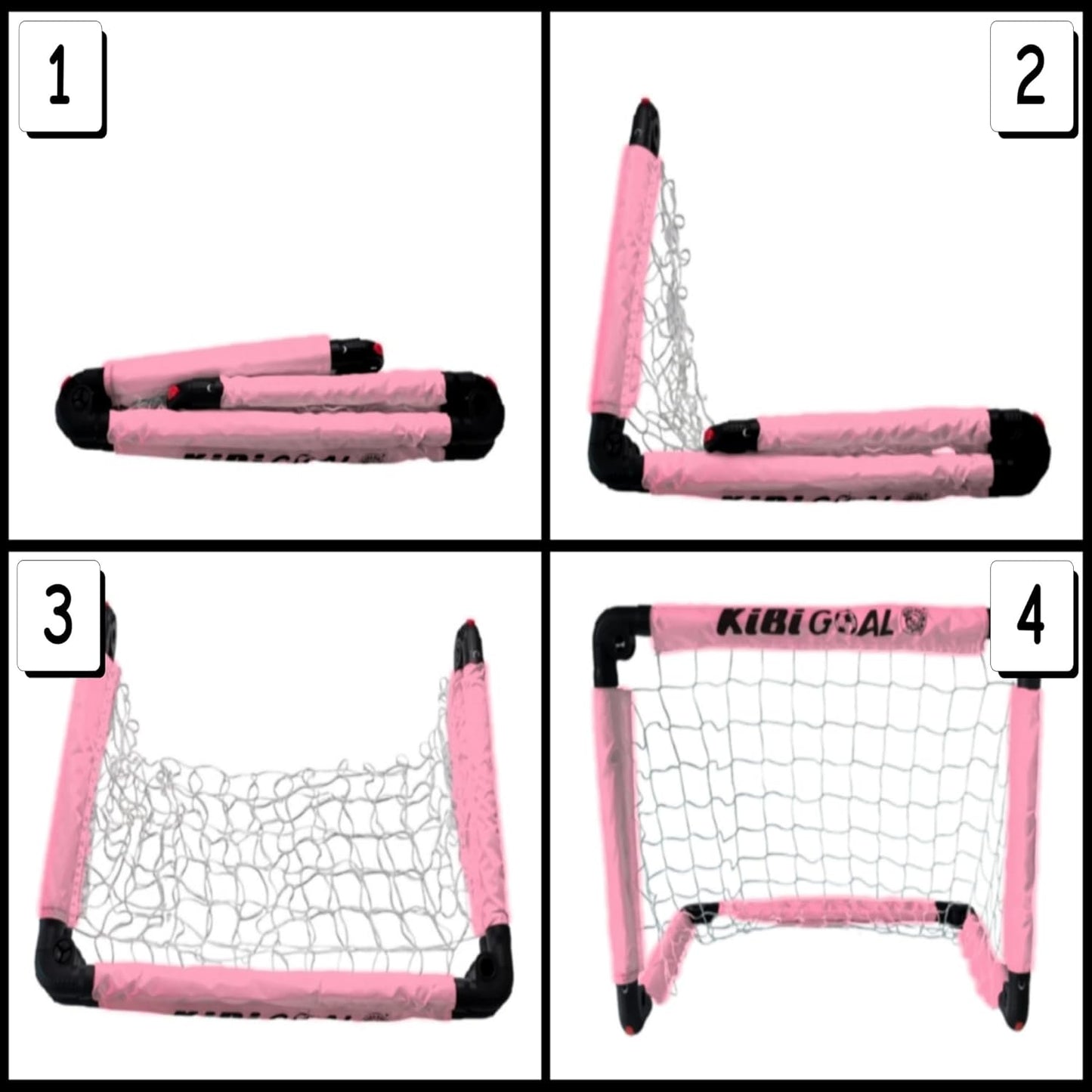 Skiennix Small Foldable Soccer Goal - Perfect for Kids | Indoor & Outdoor Mini Soccer Fun
