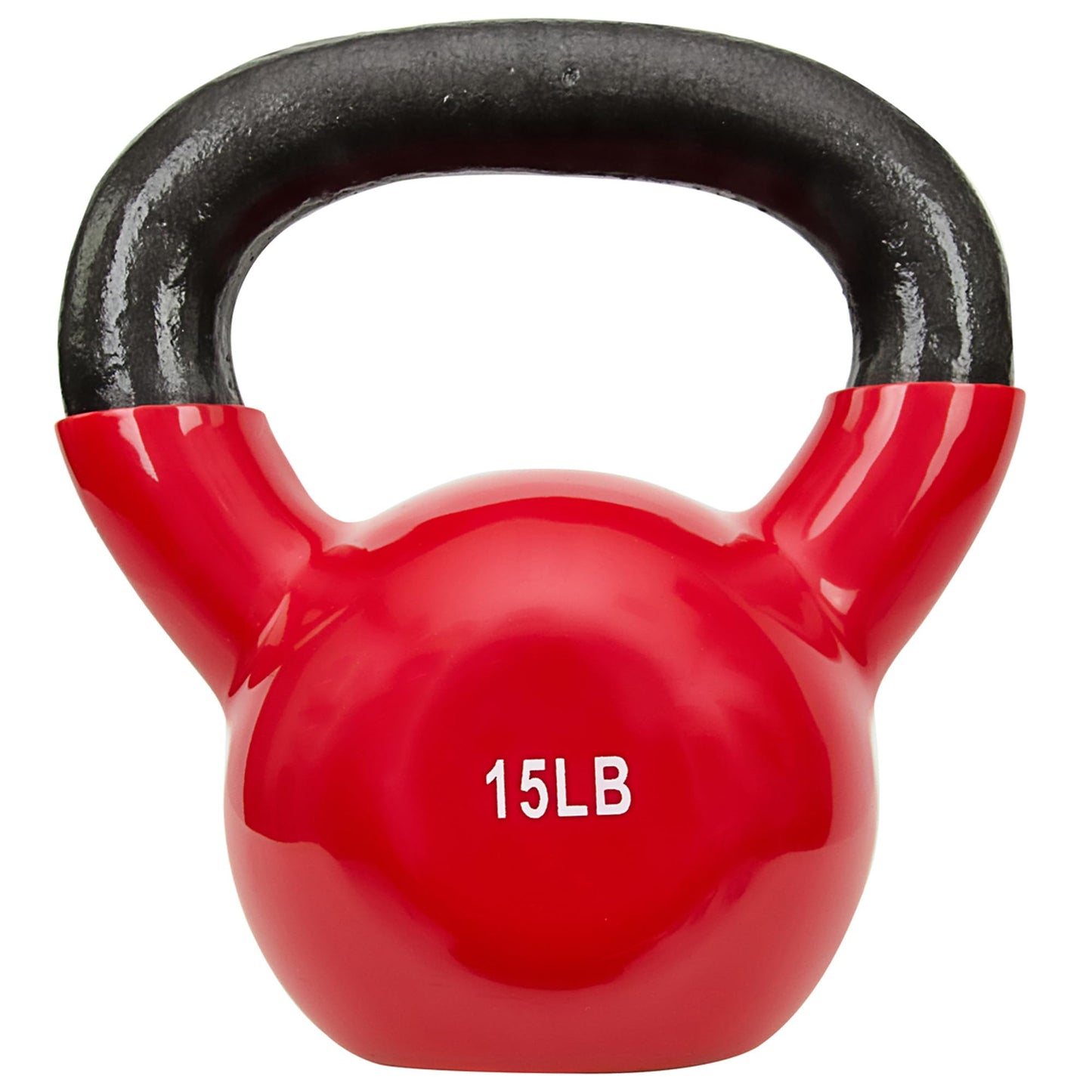 Sunny Health & Fitness Sunny Vinyl Coated Kettlebell (15-Pound)