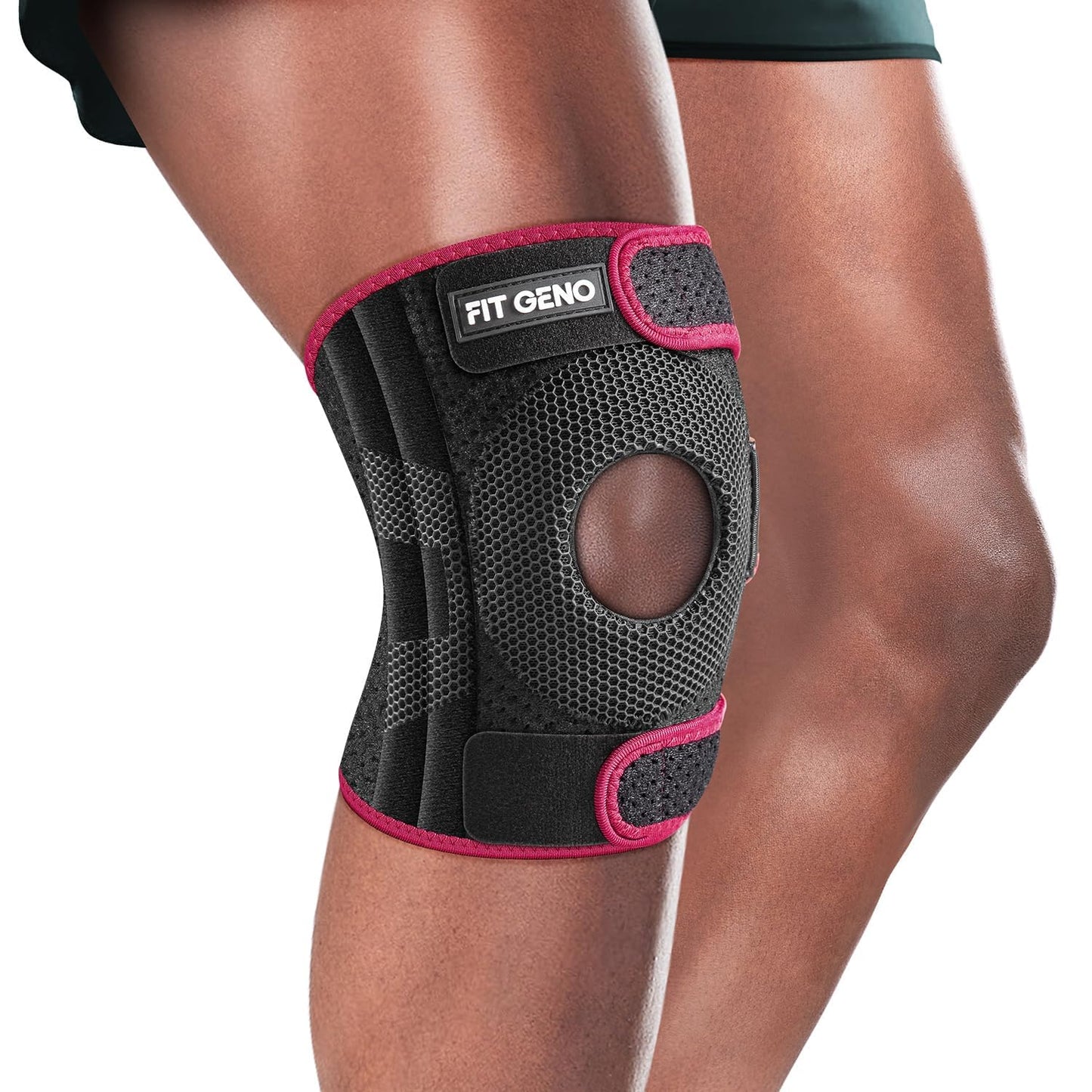 Fit Geno KneeXpert Knee Brace with Side Stabilizers & Patella Gel Pad - XS/S