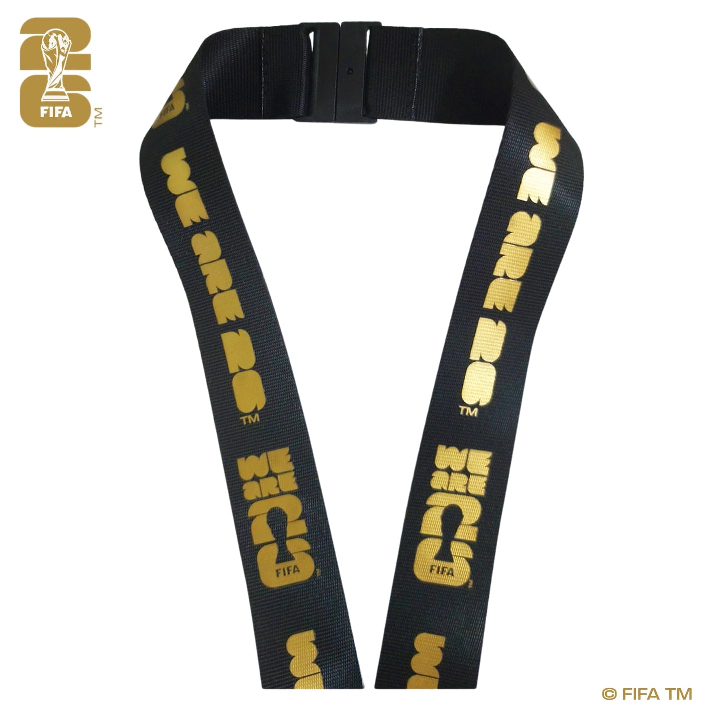 Official FIFA World Cup 2026 Edition - 21 Inch Nylon Lanyard with Trophy Replica – Durable Fan Gear – Great for Holding Your Work ID, Pin Collecting, Carrying Keys and More - The World Cup Is Here