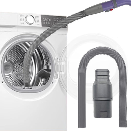 Upgraded Dryer Vent Cleaner Kit Compatible with Shark Dryer Lint Vacuum Attachment for Shark NV350 NV351 NV352 NV353 NV360 NV356E NV500 NV501 NV503 Series Cordless Vacuum Cleaner Removes Deep Lint