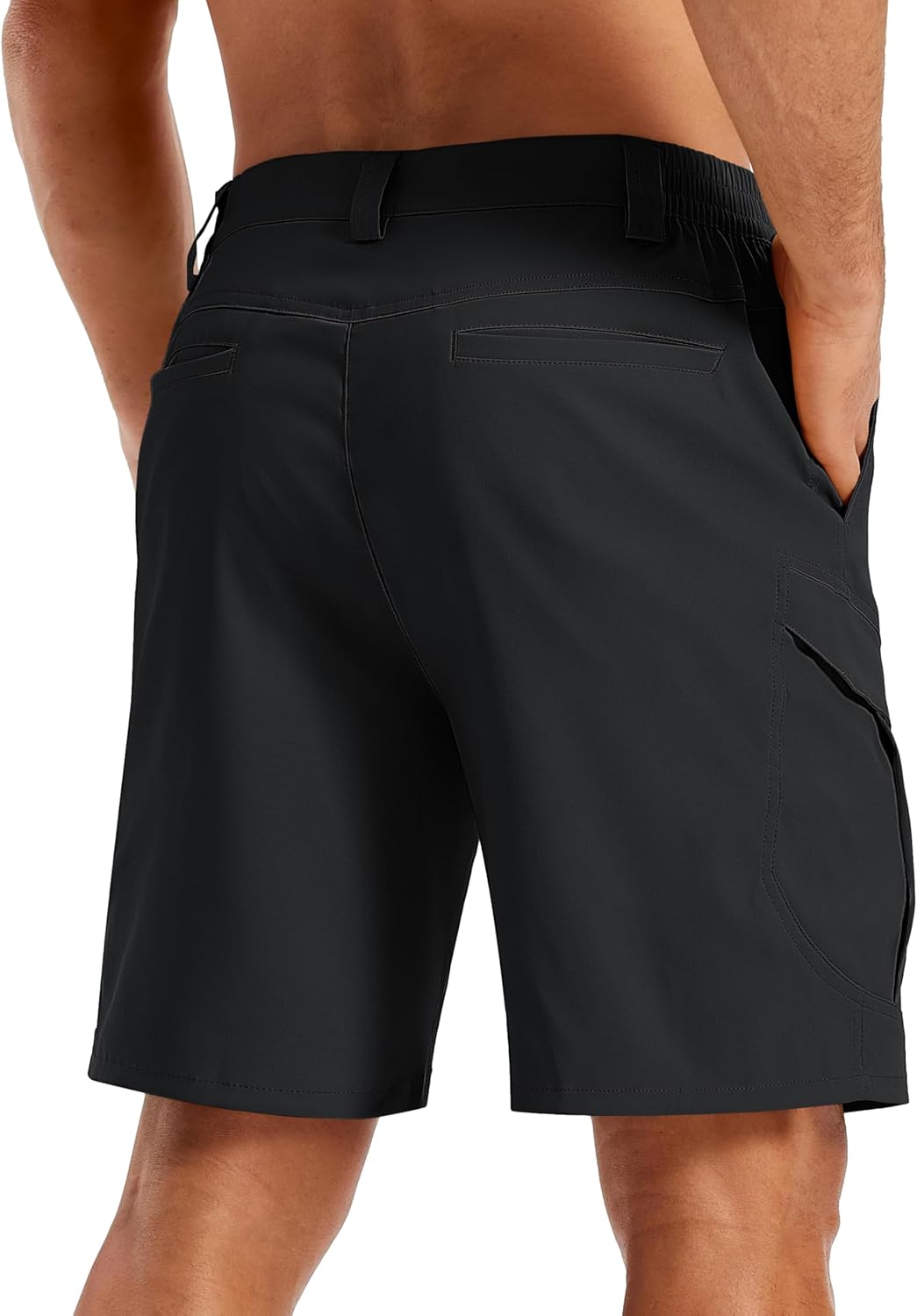 TACVASEN Men's Cargo Hiking Shorts - Quick Dry Tactical Work Shorts with 6 Pockets | Summer Outdoor Wear