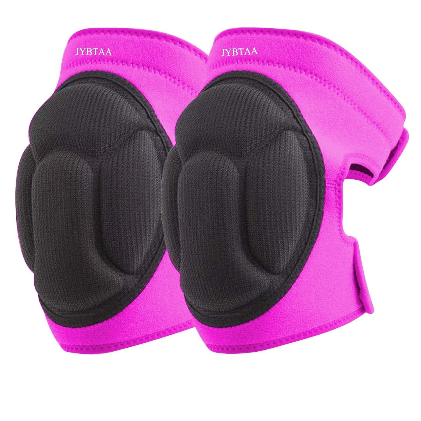 Skiennix Women’s Knee Pads - Soft Inner Liner & Adjustable Fit for Cleaning, Gardening | Pink, Size L (1 Pair)