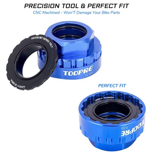 KIEVODE 12-Speed Front Direct Mount Chainring Removal Tool Lock Ring Installation Tool for Shimano M7100 M8100 M9100 M9120 Mountain Bike Road Bicycle MTB Crankset
