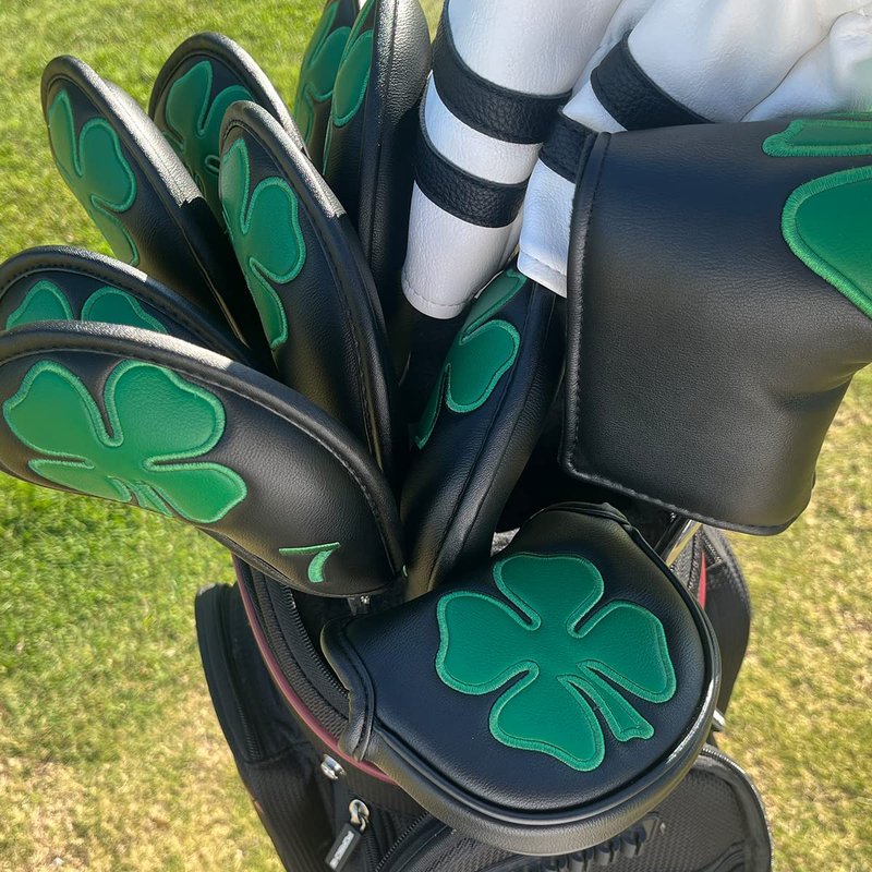 Montela Golf Putter Cover Mallet Putter Headcover Leather Golf Club Head Covers Putter Headcover for Mallet with Magnetic for Heel Shaft fits Taylormade Odyssey 2ball Scotty Cameron Ping