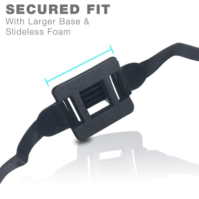Night Provision Bike Light Helmet Mount for Cree Powered LED Bicycle Lights. Gemini, Magicshine, Stupidbright SB1, SB1600, SB2600, SB3000, Night Provision BX-300